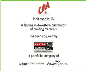C.M.A. Exclusive Sale—Building Products Distribution